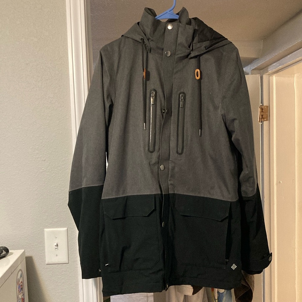 Men’s Small Columbia Snowboard Ski Sport Jacket Black Insulated